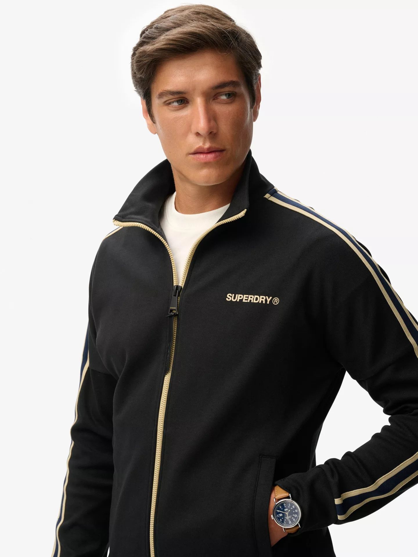SUPERDRY TECH CULT LOOSE TRACK TOP  (M2014312A-02A)