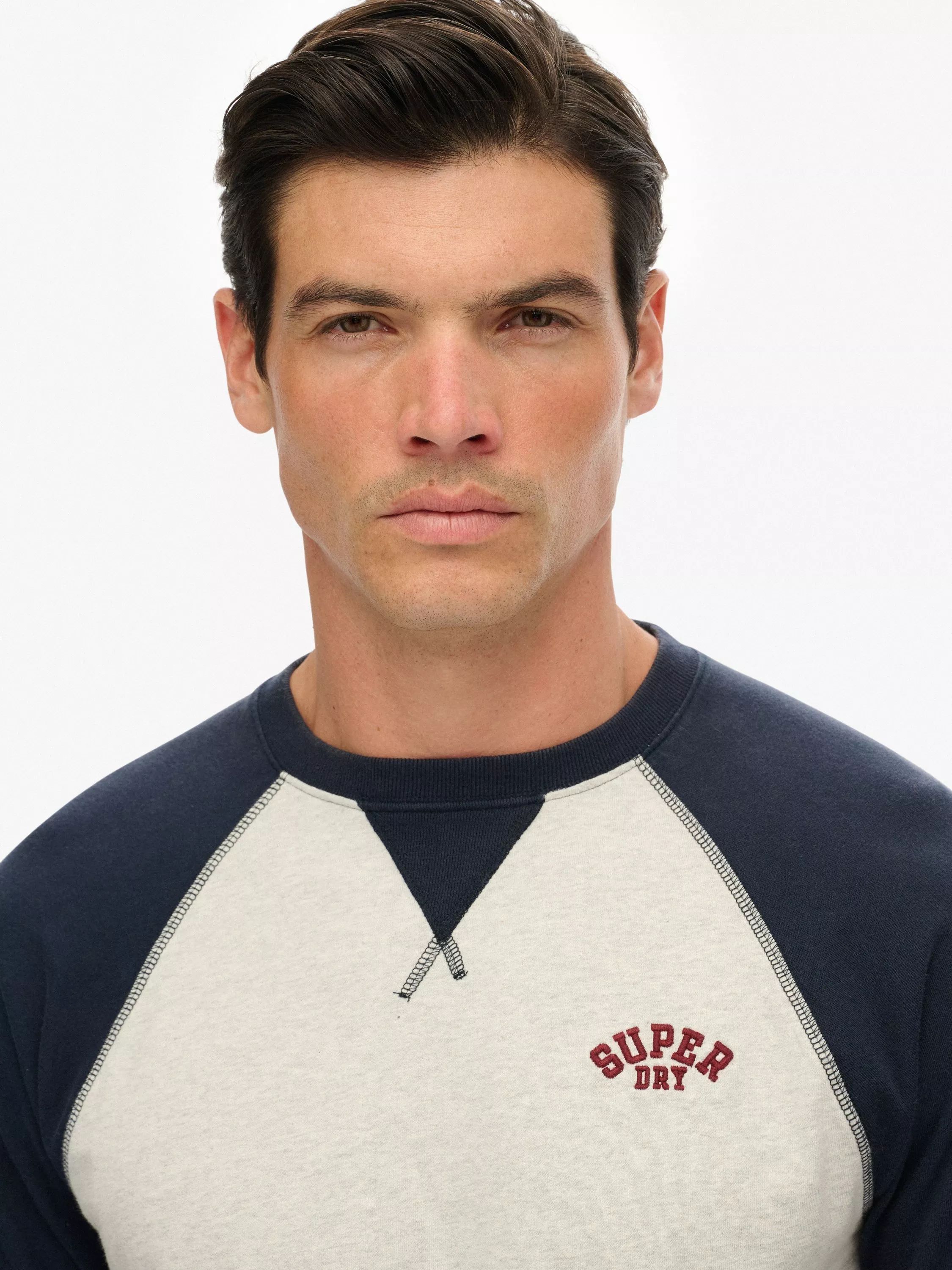 SUPERDRY VINTAGE ATHLETIC BASEBALL TOP (M6010915A-I7G)