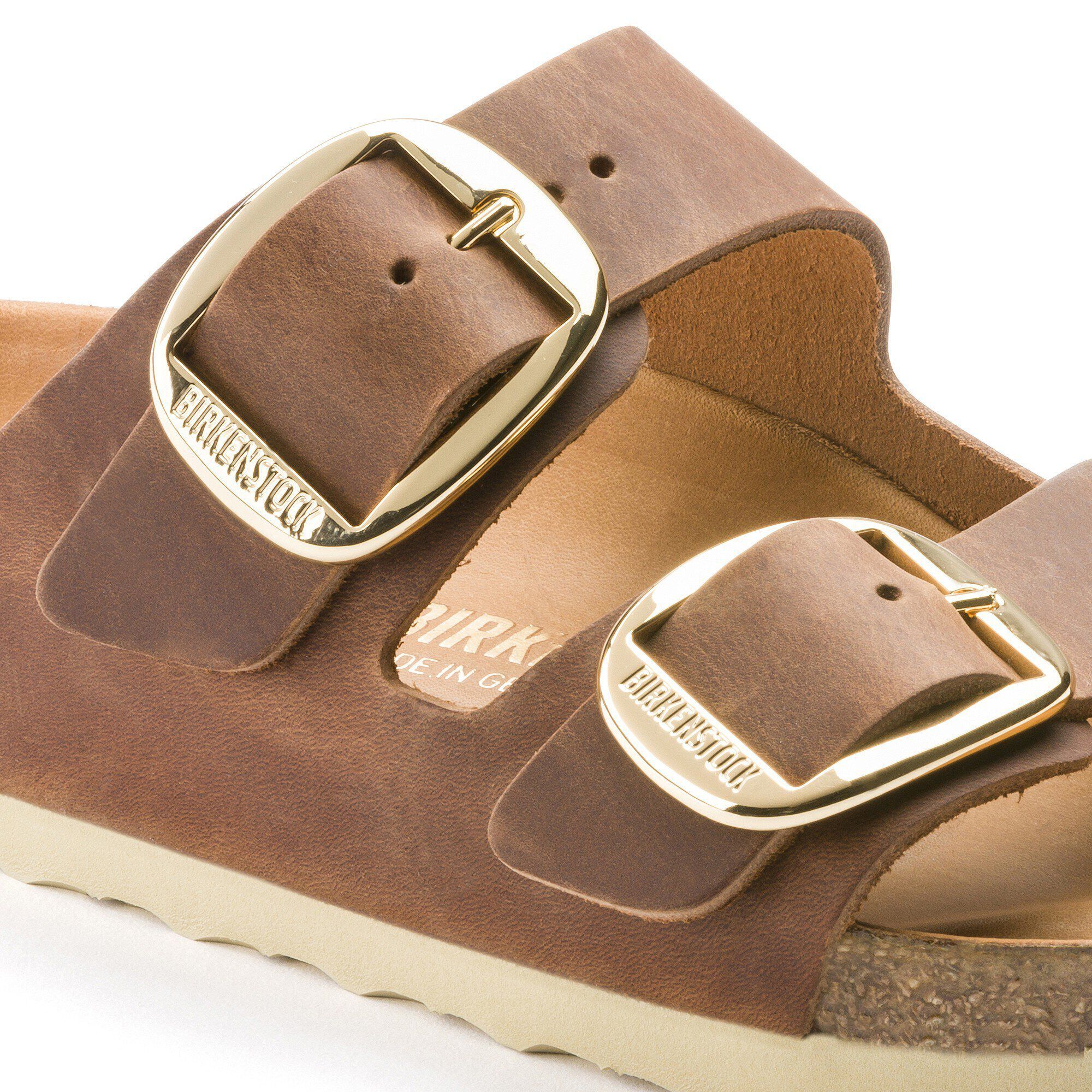 BIRKENSTOCK LTHR ARIZONA BIG BUCKLE (1011072) LEOI COGNAC REGULAR