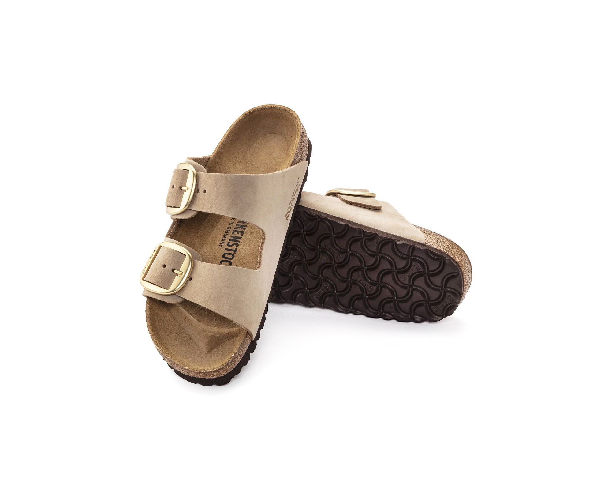 BIRKENSTOCK ARIZONA BIG BUCKLE LENB (1024064) SANDCASTLE NARROW