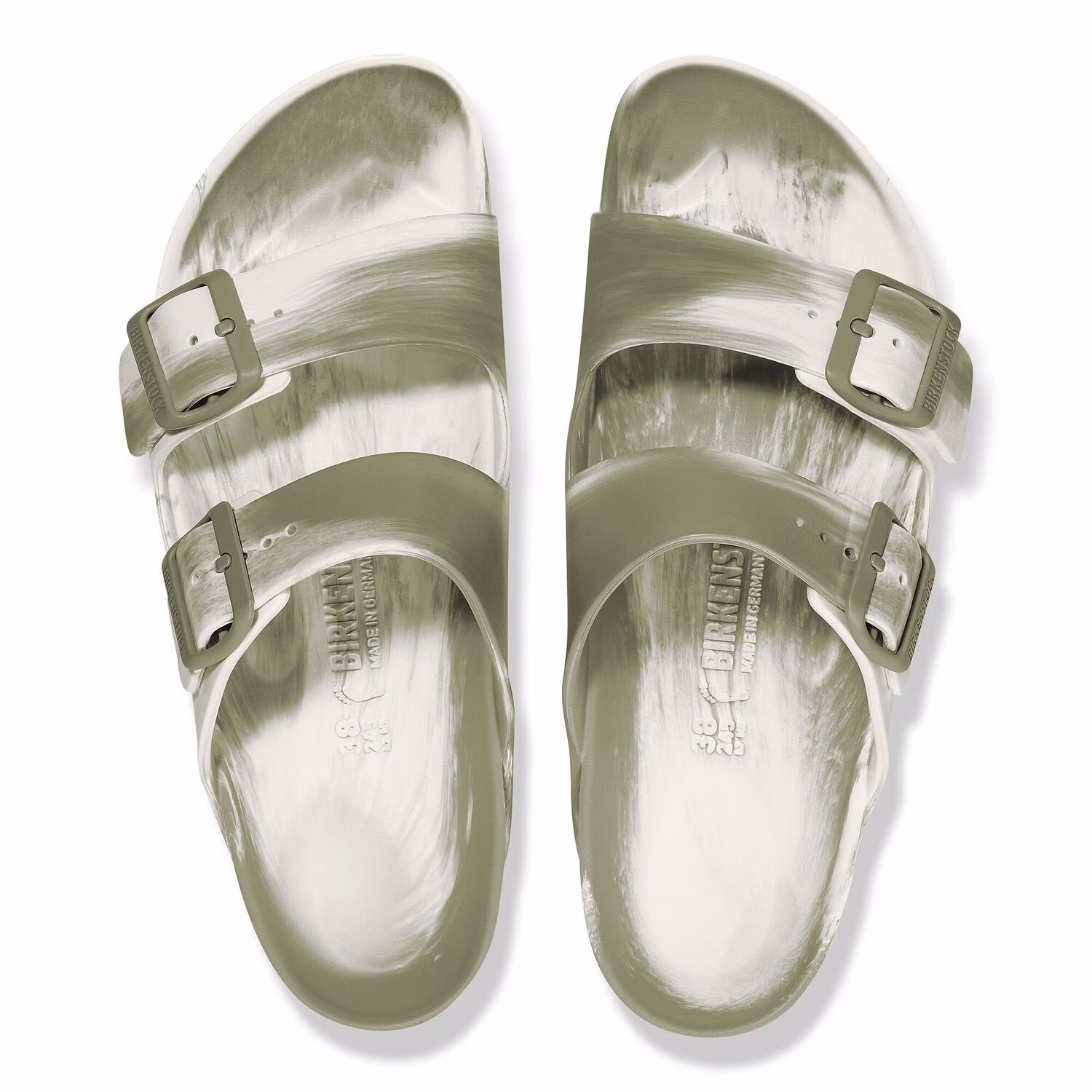 BIRKENSTOCK EVA ARIZONA (1028804) MULTI KHAKI/EGGSHELL NARROW