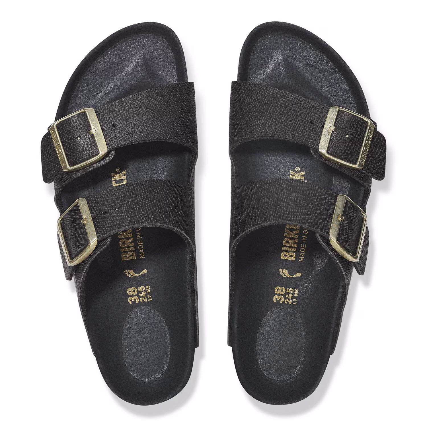 BIRKENSTOCK ARIZONA BF SAFFIANO BLACK (1029493)NARROW