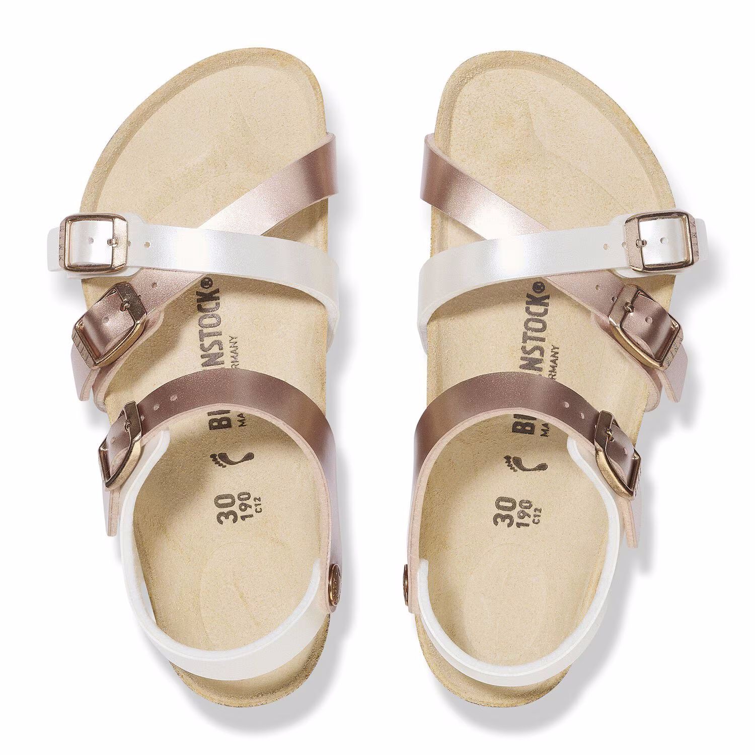 BIRKENSTOCK KUMBA KIDS BF ELEC MET PEARL/COOPER(1029444)