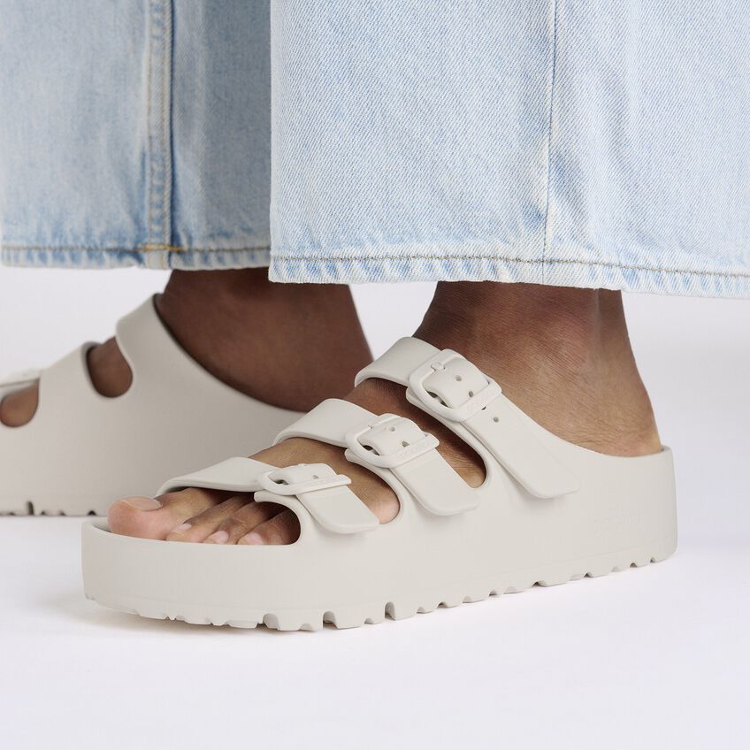 BIRKENSTOCK FLORIDA III FLEX PLATFORM EVA (1029770) EGGSHELL