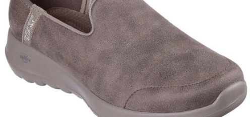 SKECHERS Go Walk Joy LEATHER SLIP INS (124665-BRN)