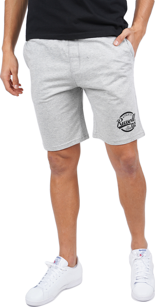 RUSSELL ATHLETIC COLLEGIATE SHORTS (A0-058-1-091) GREY MARL