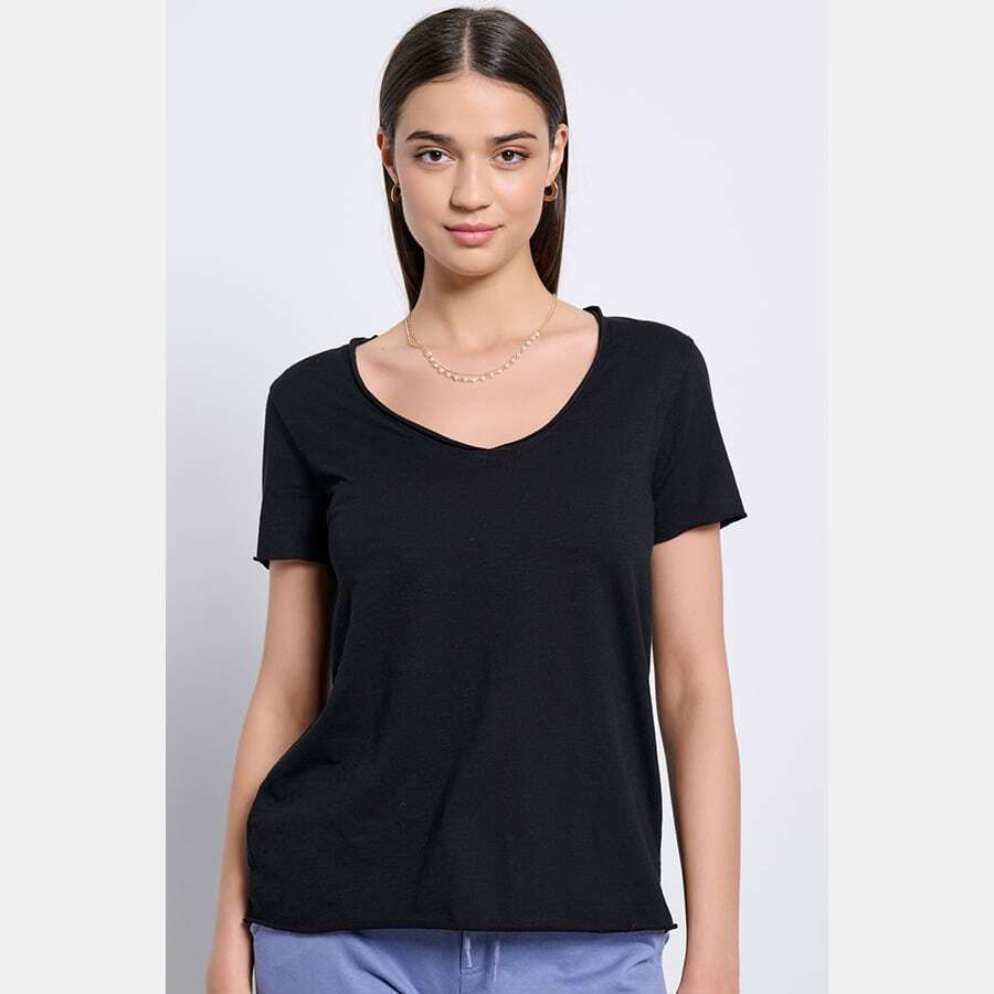 BODYTALK V-NECK TEE (1251-901628-00100)