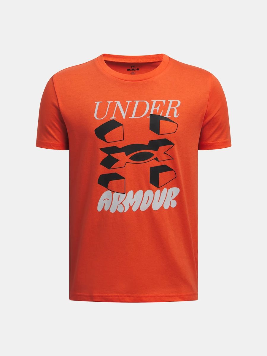 UNDER ARMOUR SPLIT BIG LOGO BOYS TEE (1390003-847)