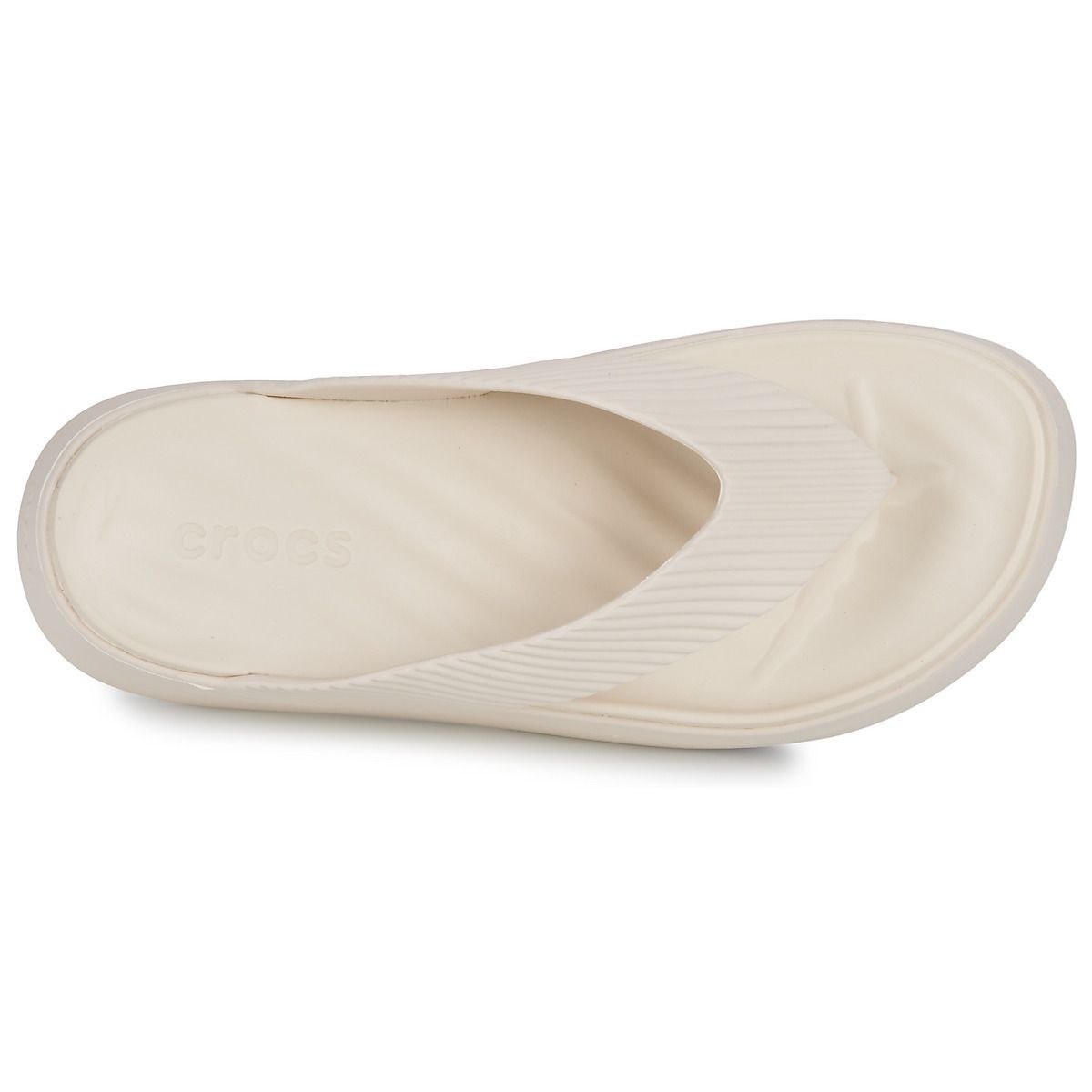 CROCS GETAWAY GROOVE PLATFORM FLIP (210700-0LH) SANDSTONE