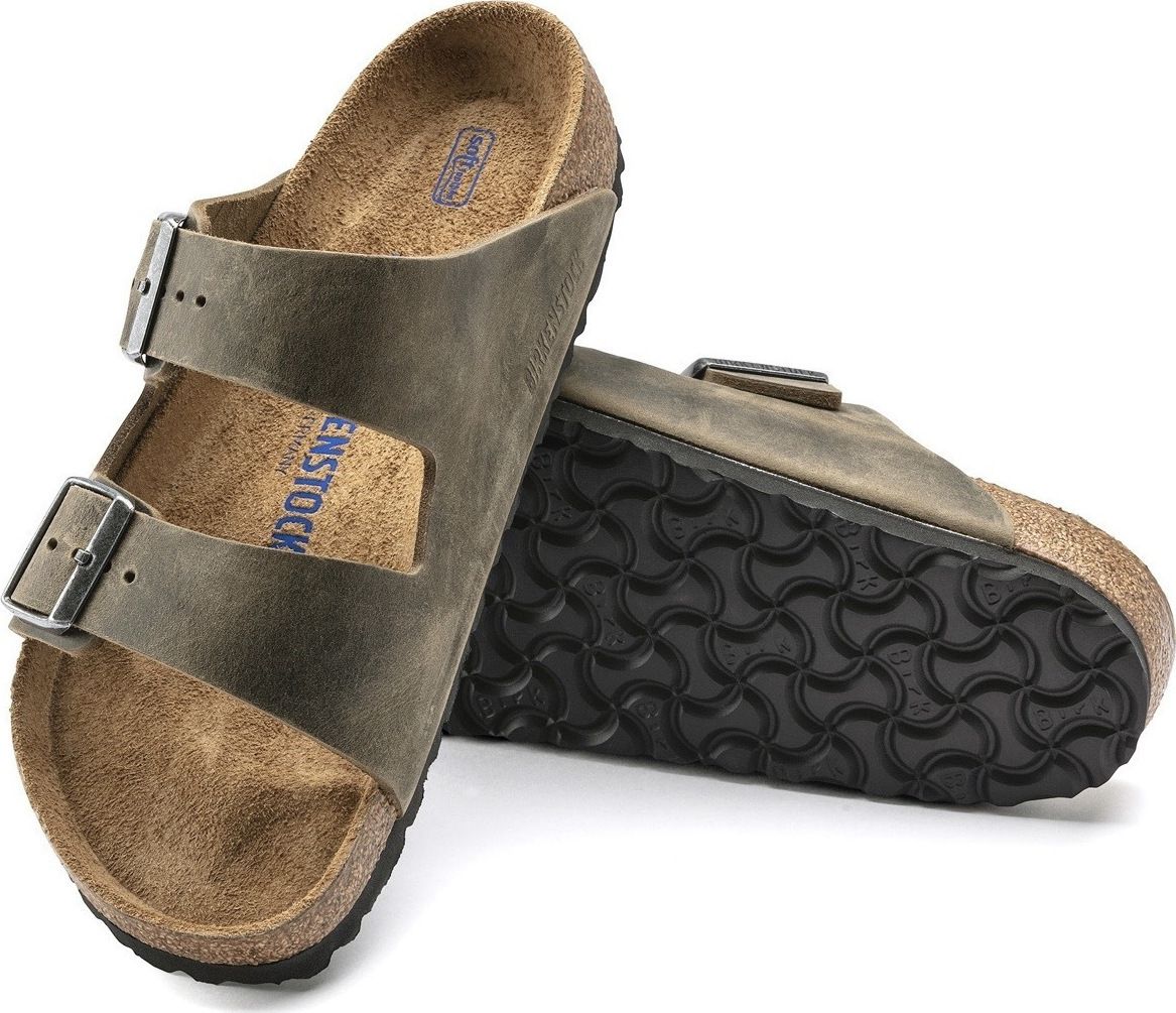 BIRKENSTOCK ARIZONA SFB LEOI (1019377) FADED KHAKI NARROW