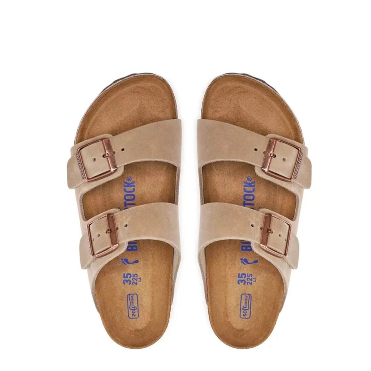 BIRKENSTOCK LTHR ARIZONA  SFB LEOI (0552813) TABACCO BROWN