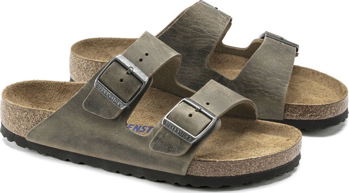 BIRKENSTOCK ARIZONA SFB LEOI (1019377) FADED KHAKI NARROW