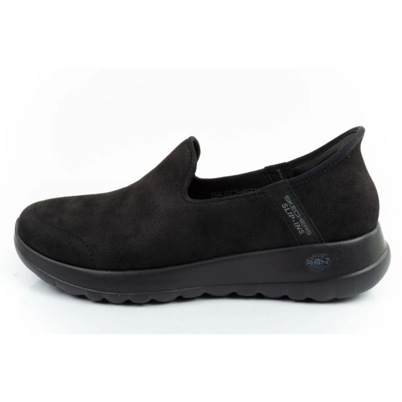SKECHERS Go Walk Joy LTHR  SLIP INS (124665-BBK)