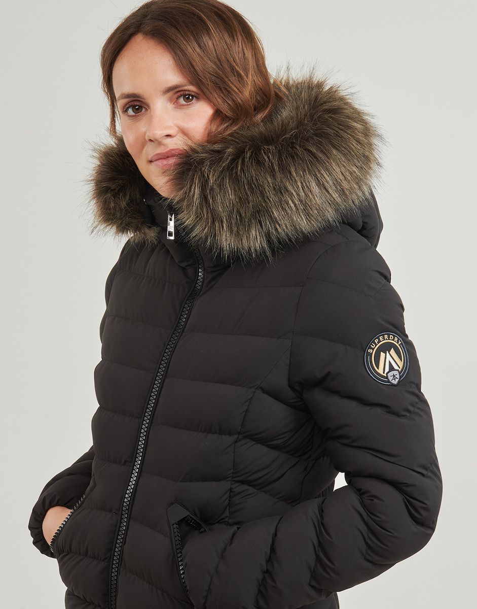 SUPERDRY FUJI FAUX FUR HD MID JKT (W5011999A-02A)