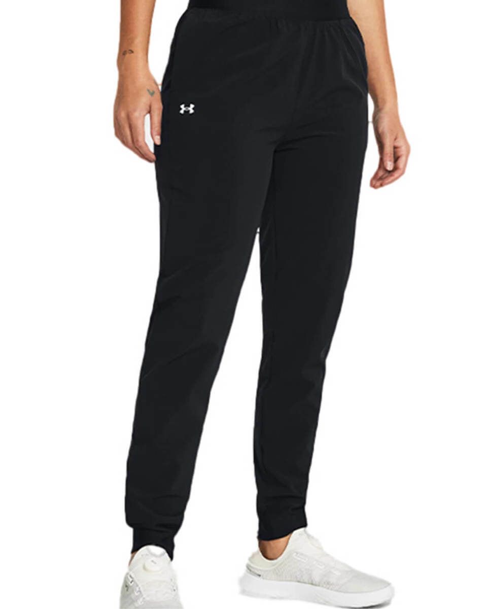 UNDER ARMOUR RIVAL HI RISE WOVEN PANT (1382727-001)