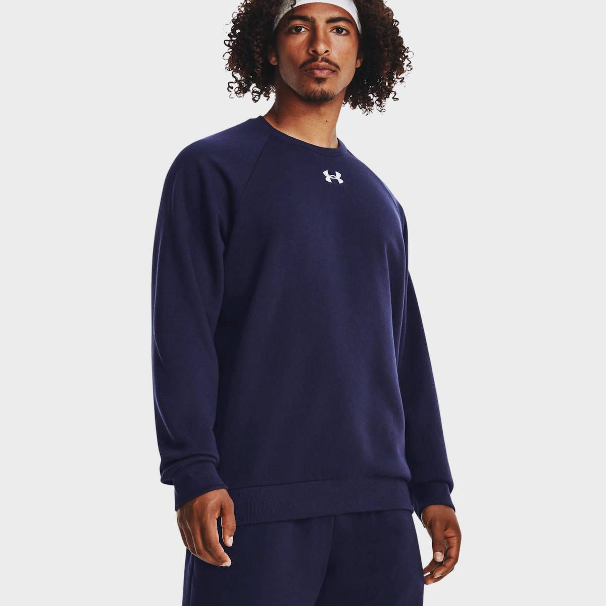 UNDER ARMOUR RIVAL CREW NECK TEE (1379755-410)