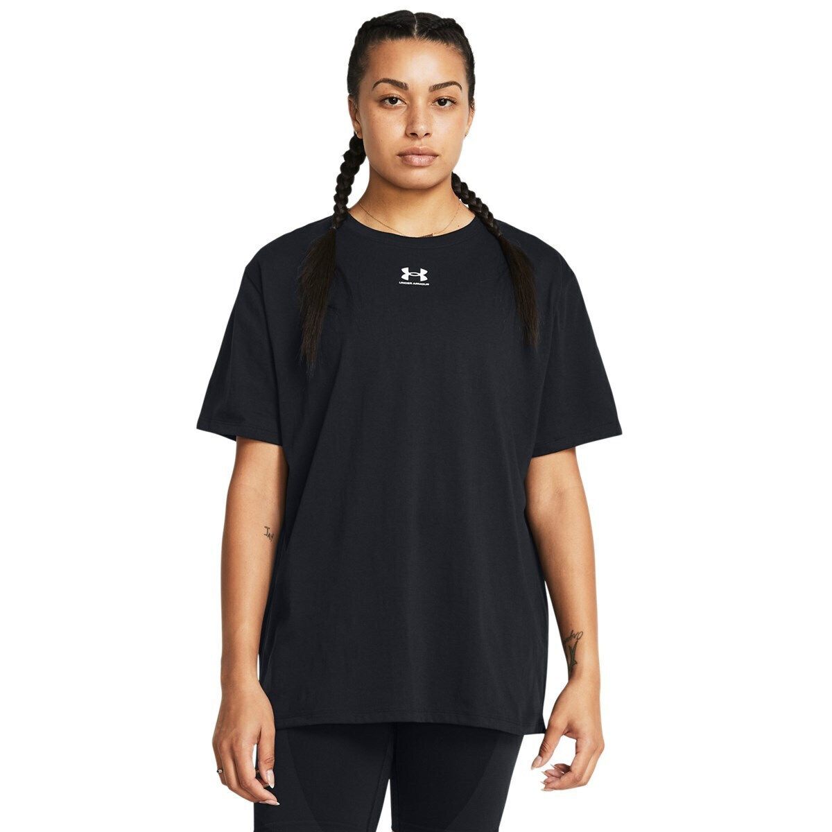 UNDER ARMOUR CAMPUS OVERSIZE SS TEE  (1387193-001)