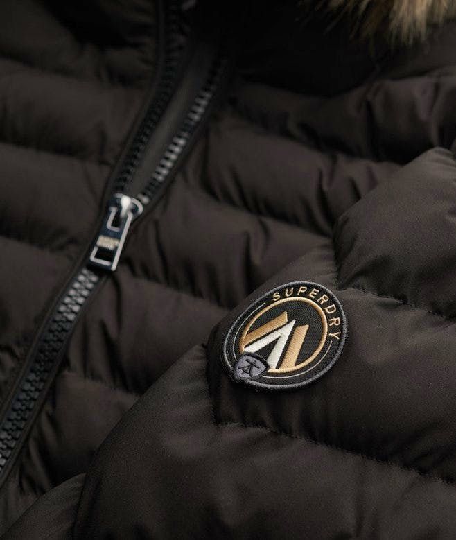 SUPERDRY FUJI FAUX FUR HD PADDED JKT (W5012000A-02A)