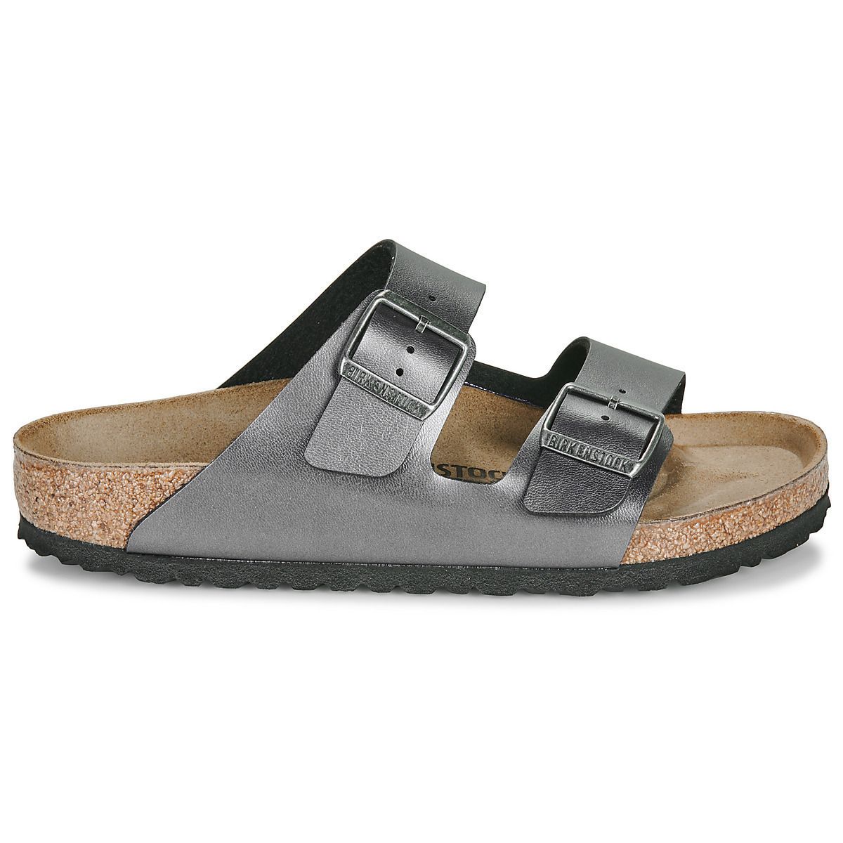 BIRKENSTOCK ARIZONA BF METALLIC BLACK (1029233) REGULAR