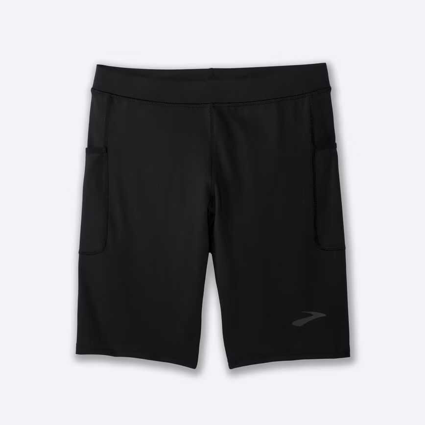 BROOKS 9inc  SHORT TIGHT (211339-001) BLACK