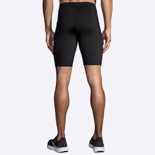 BROOKS 9inc  SHORT TIGHT (211339-001) BLACK