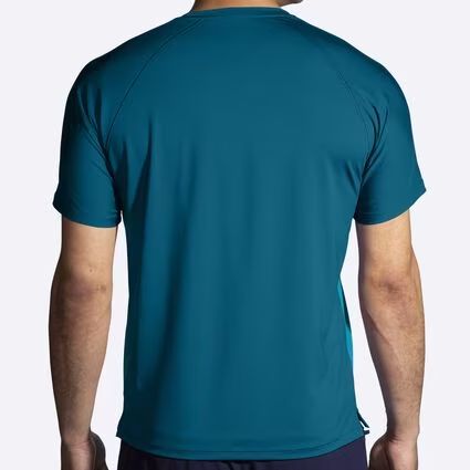 BROOKS ATMOSPHERE SHORTSLEEVE TEE (211455-420) OCEAN