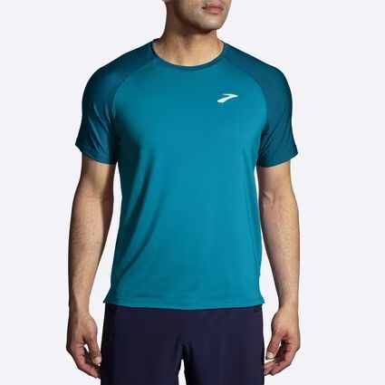 BROOKS ATMOSPHERE SHORTSLEEVE TEE (211455-420) OCEAN