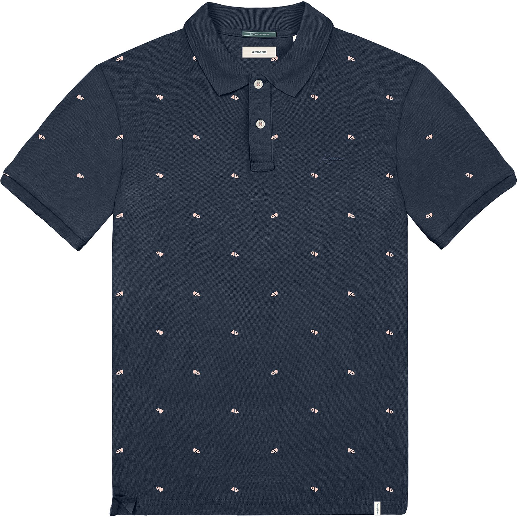 REBASE POLO T-SHIRT (231-RPS 292 NAVY BLUE)