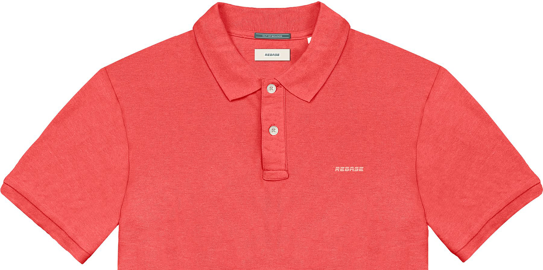 REBASE POLO T-SHIRT (231-RPS 032 WATERMELON)