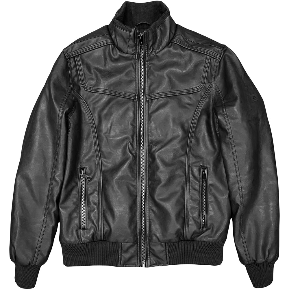 REBASE Leather Jackets (232.RLJK.016-BLACK)