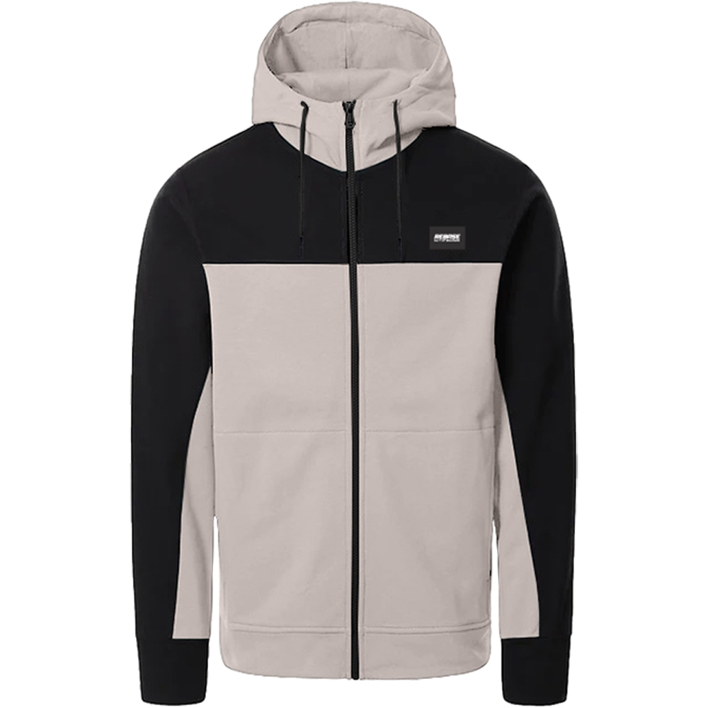 REBASE Hoodie Full Zip (232.RTOP-101-BLACK/ICE)