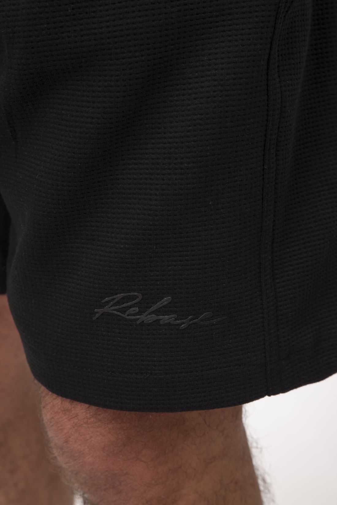 REBASE WAFFLE SHORT (251RMS-6010-BLACK)