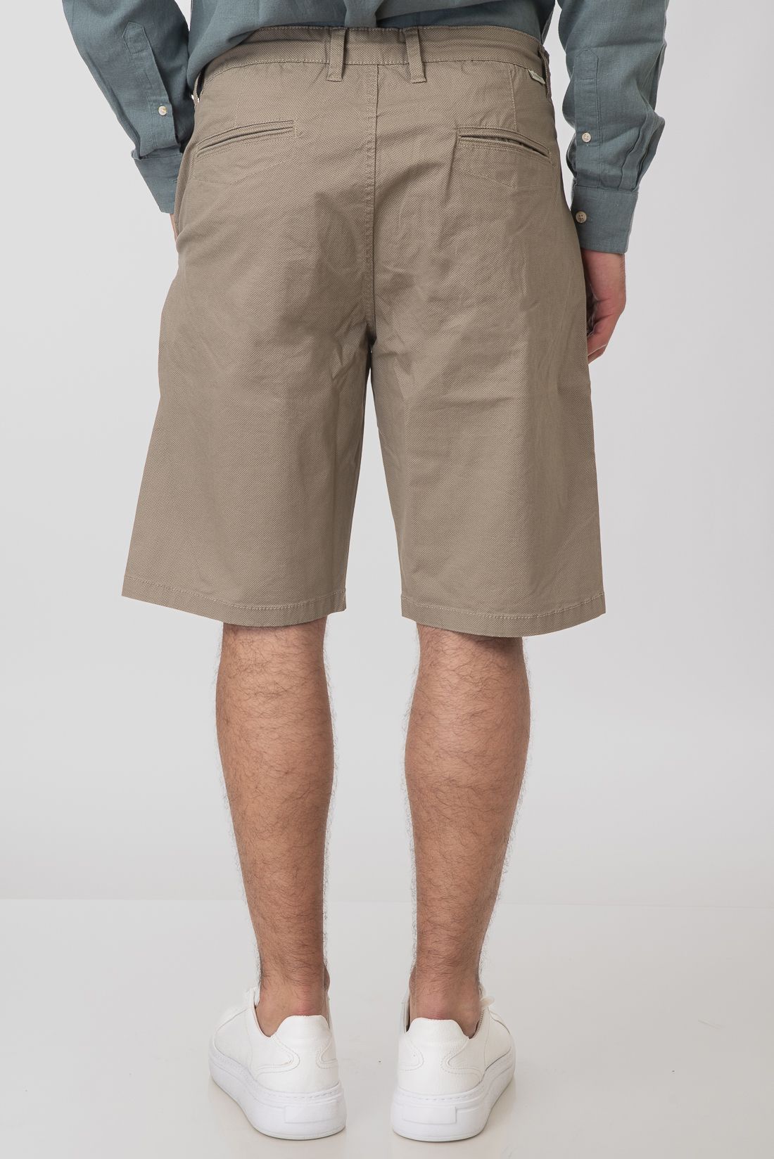 REBASE Chinos Shorts Print (251RMSHO-7005-FOG)
