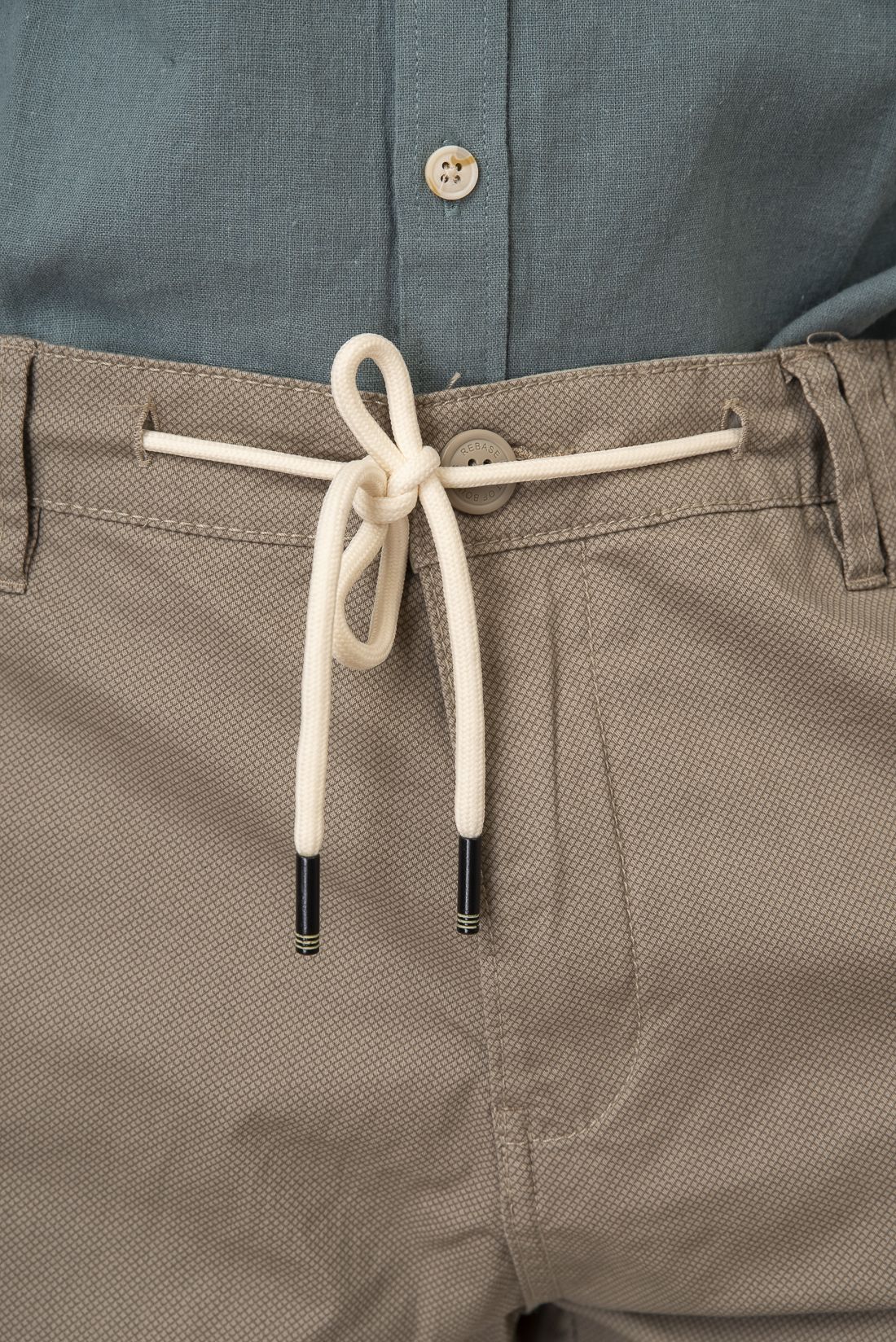 REBASE Chinos Shorts Print (251RMSHO-7005-FOG)