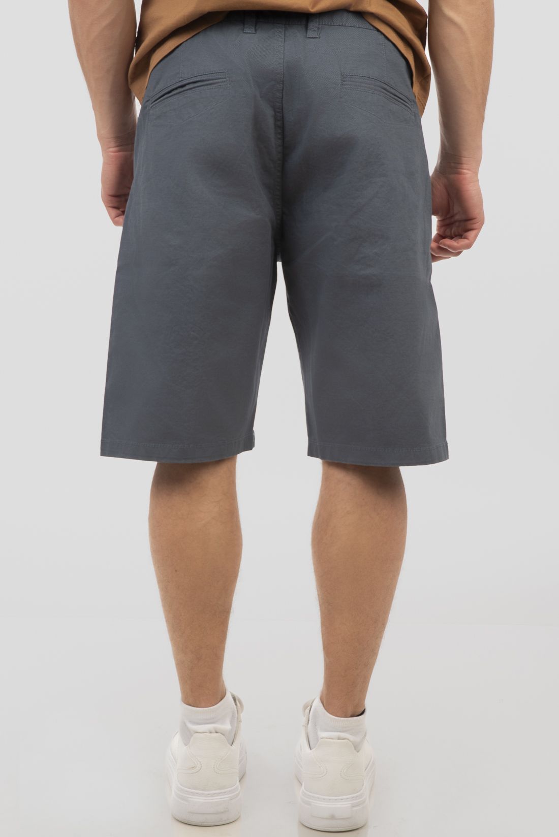REBASE Chinos Shorts Print (251RMSHO-7005-STONE BLUE)