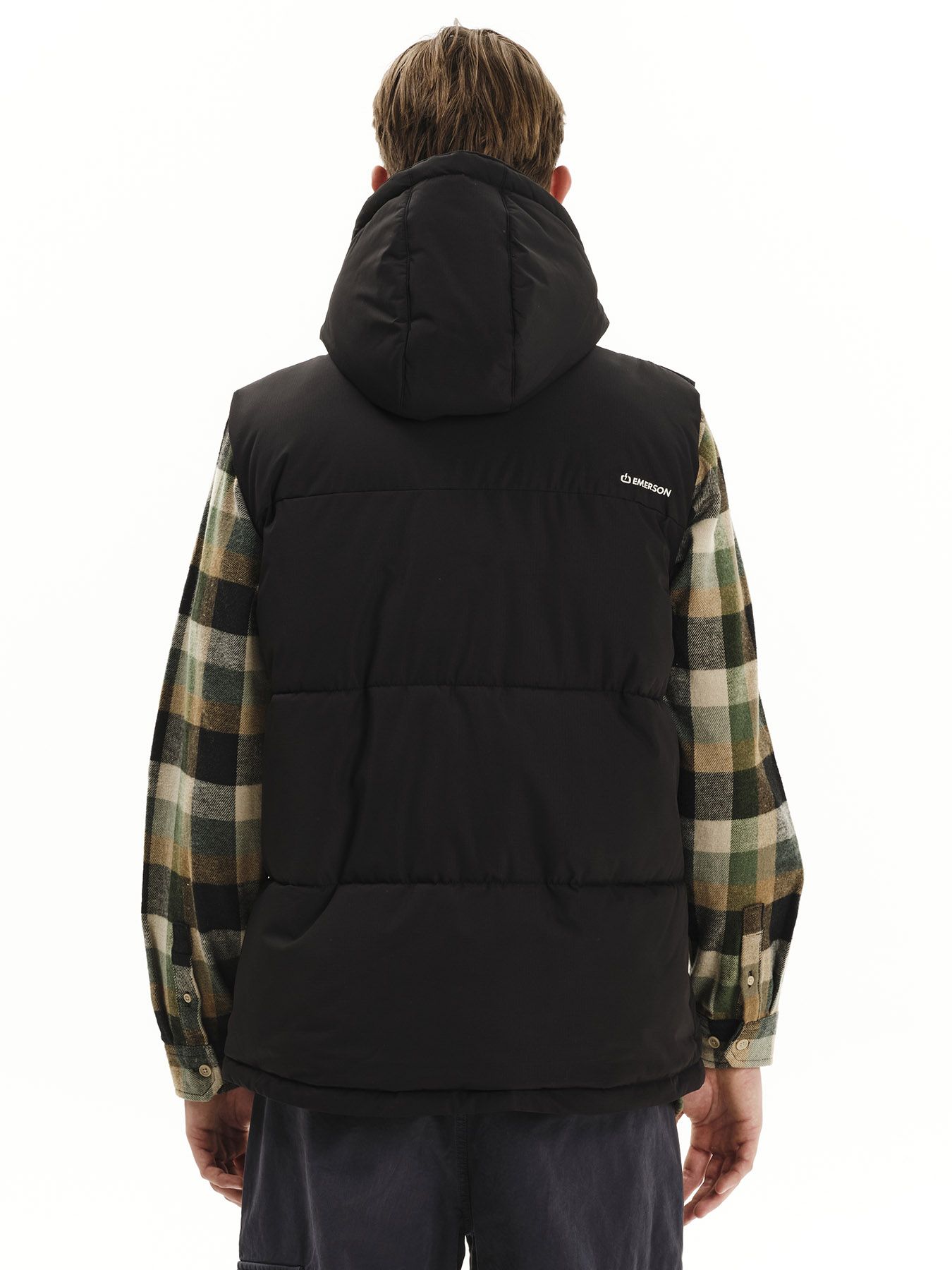 EMERSON PUFFER VEST AMANIKO JKT (252.EM10.77 BLACK)