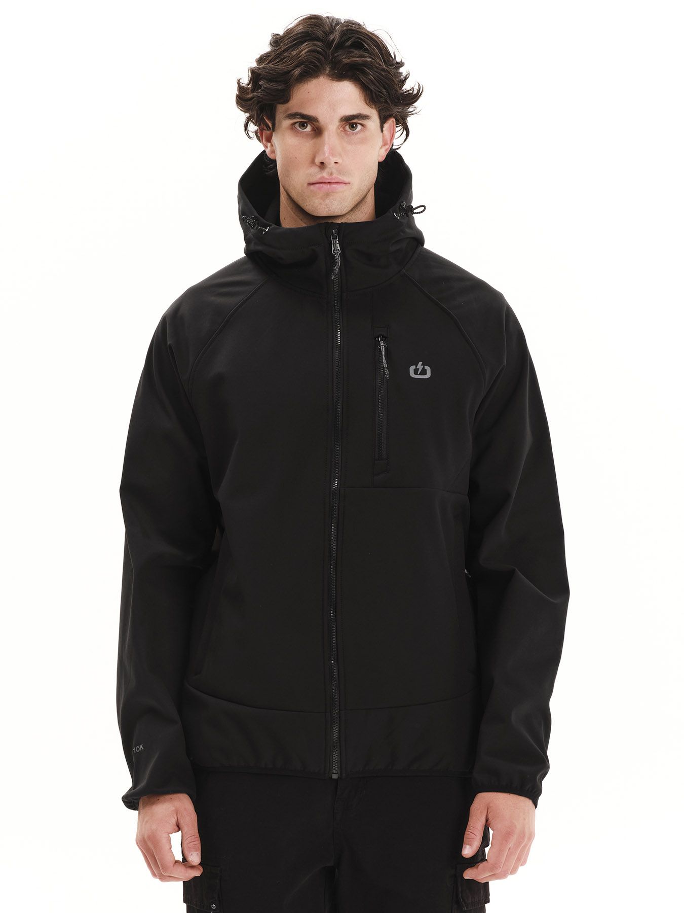 EMERSON HOODED BOMBER JACKET (252.EM11.11 BLACK)