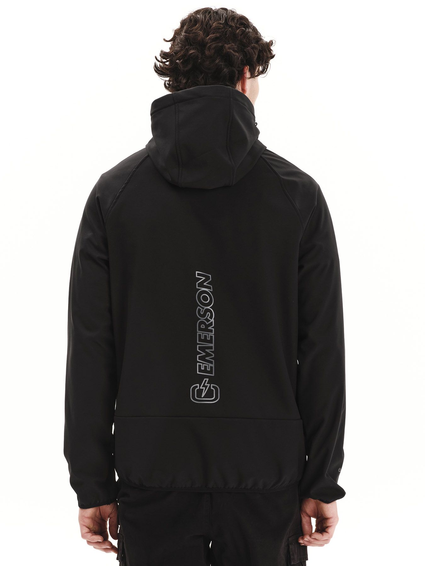 EMERSON HOODED BOMBER JACKET (252.EM11.11 BLACK)