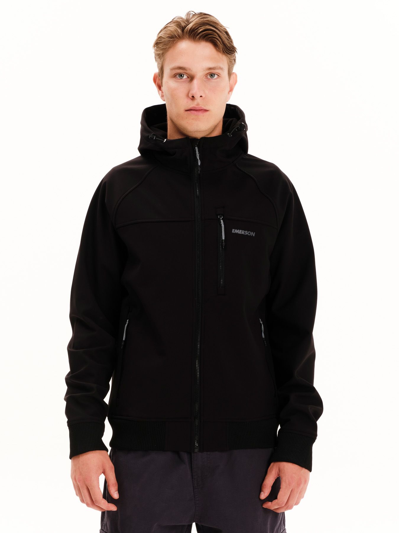 EMERSON SOFTSHELL JACKET (252.EM11.19 BLACK)