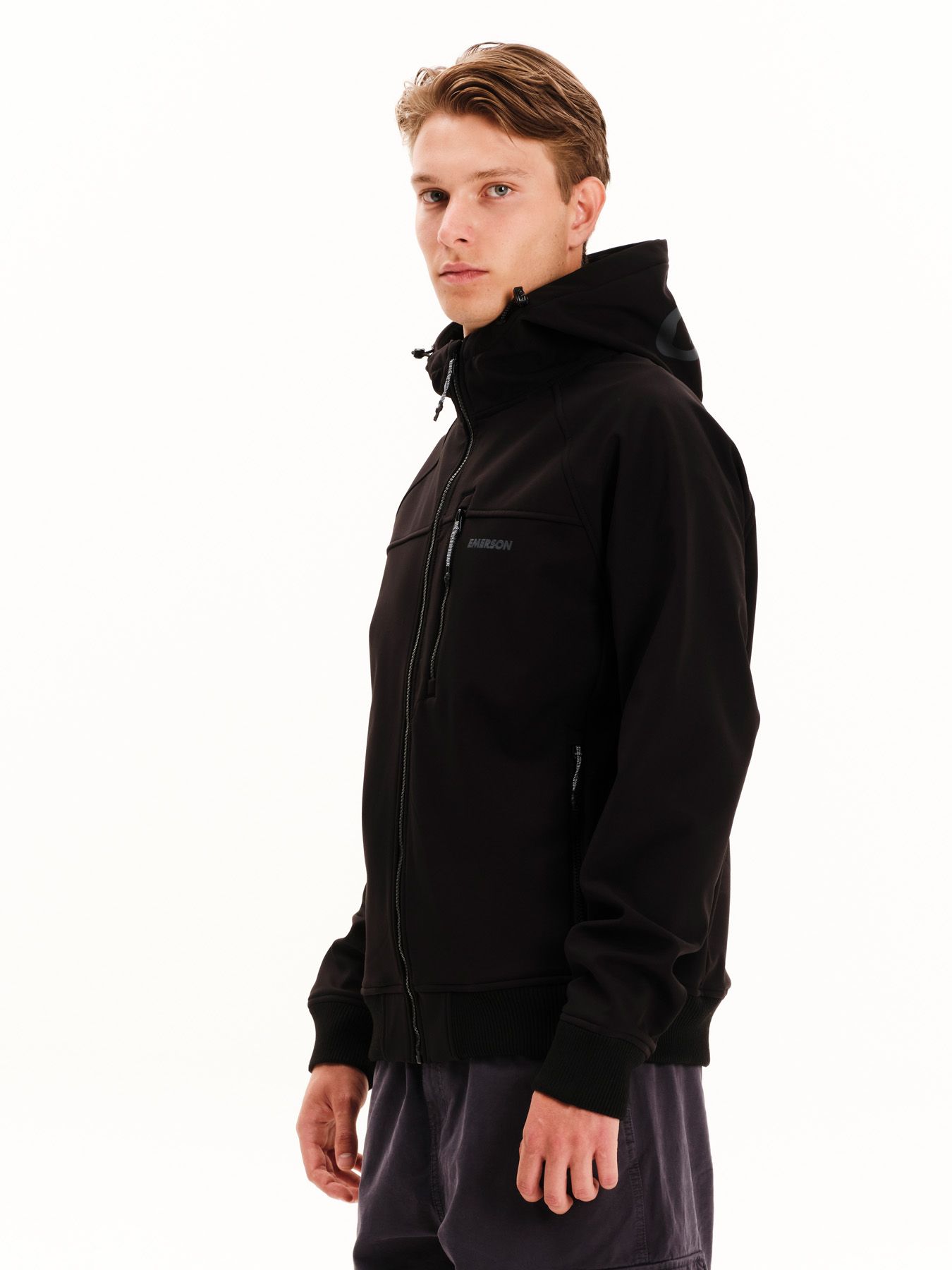 EMERSON SOFTSHELL JACKET (252.EM11.19 BLACK)