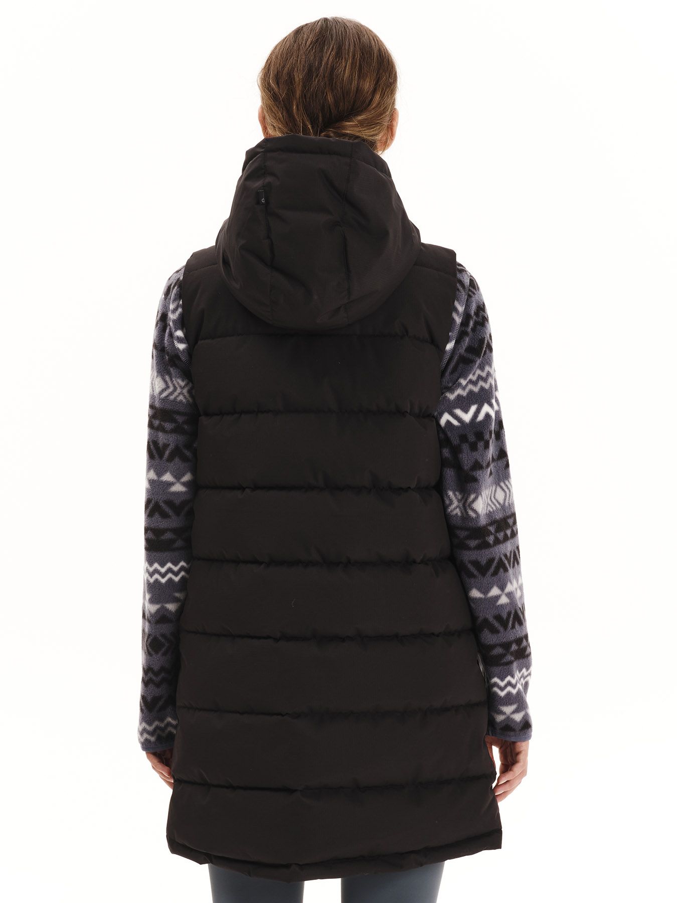 EMERSON WMNS PUFFER VEST LONG JACKET (252.EW10.93-BLACK)