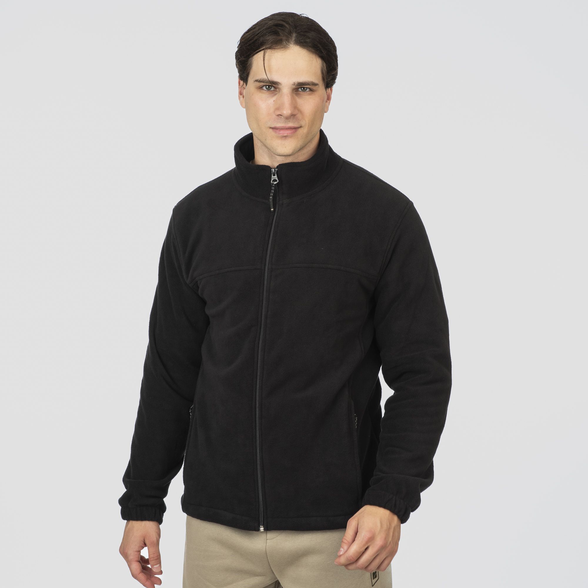 REBASE POLAR FLEECE TOP Full Zip (252RFT-7005-80-BLACK)