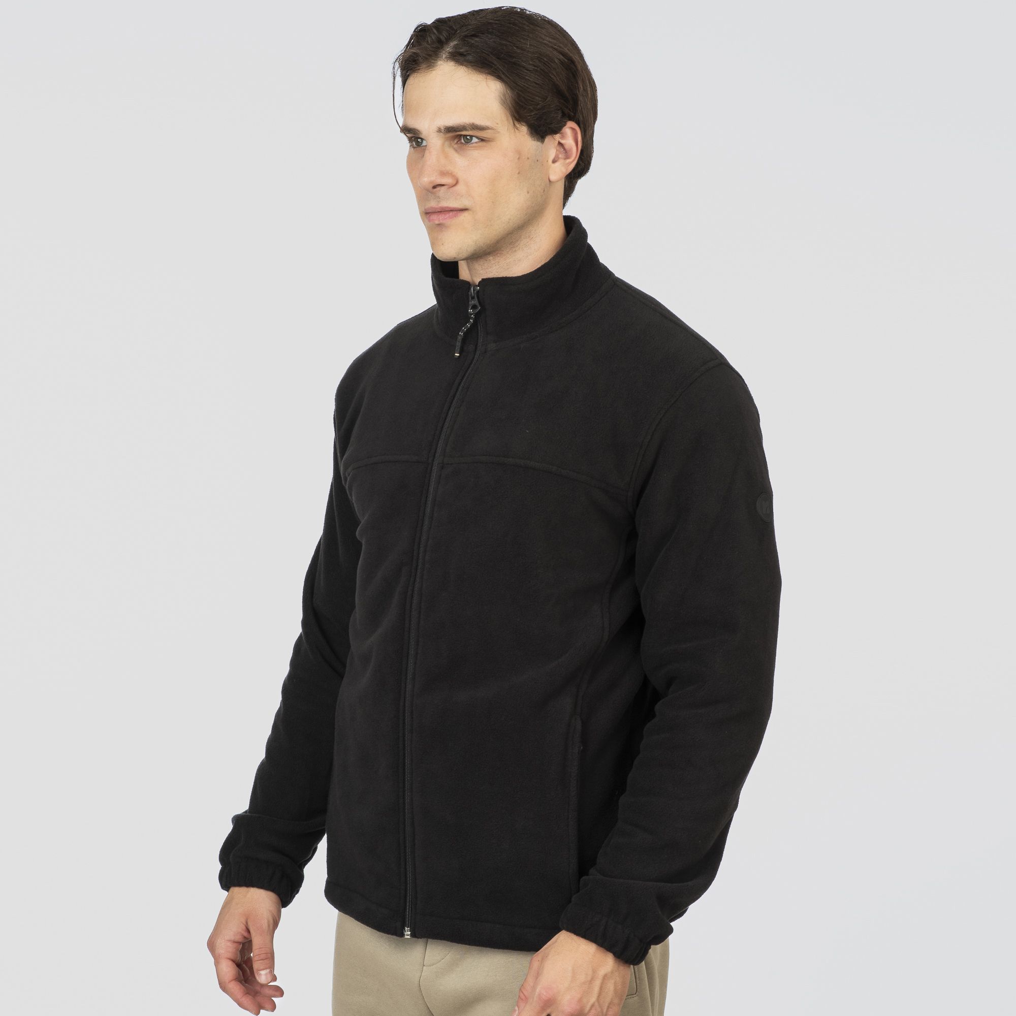 REBASE POLAR FLEECE TOP Full Zip (252RFT-7005-80-BLACK)