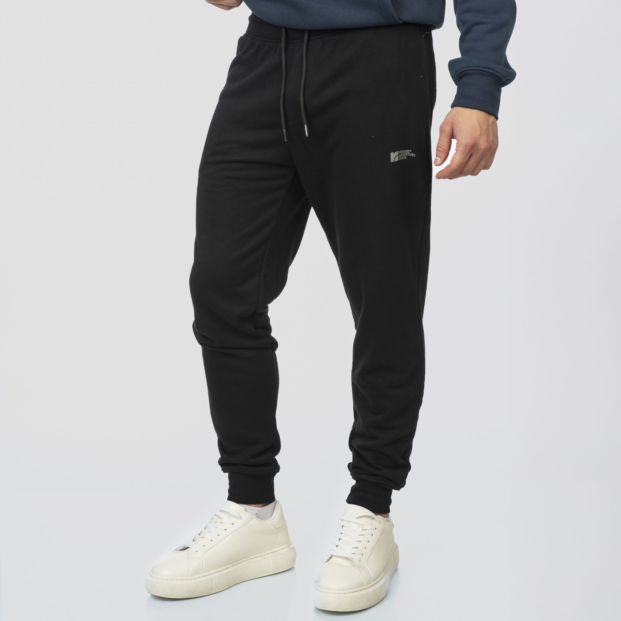 REBASE terry  PANTS (252-RPAN-6023-63 BLACK)