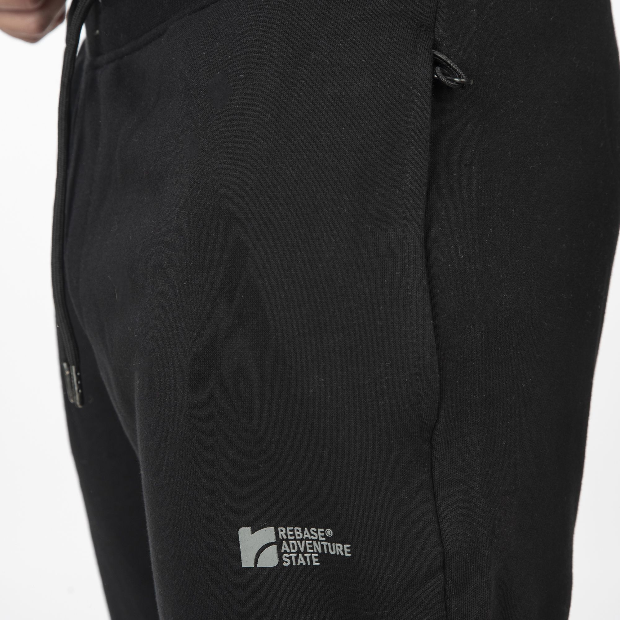 REBASE terry  PANTS (252-RPAN-6023-63 BLACK)