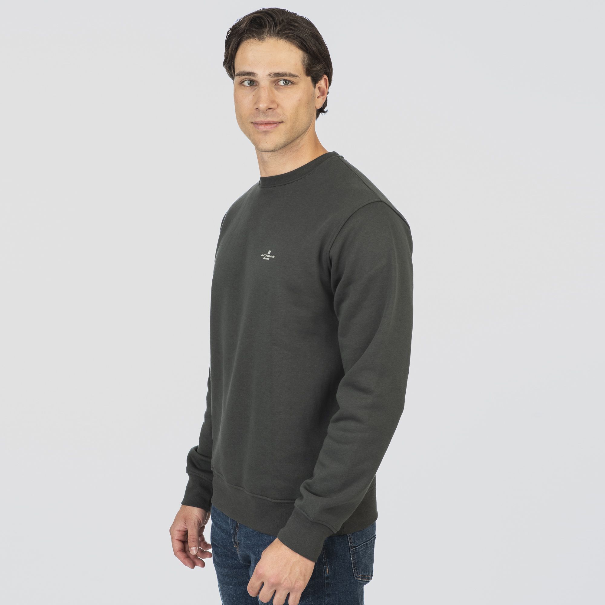 REBASE CREWNECK HOODIE (252-RTOP-1051 -45 FOREST GREEN)