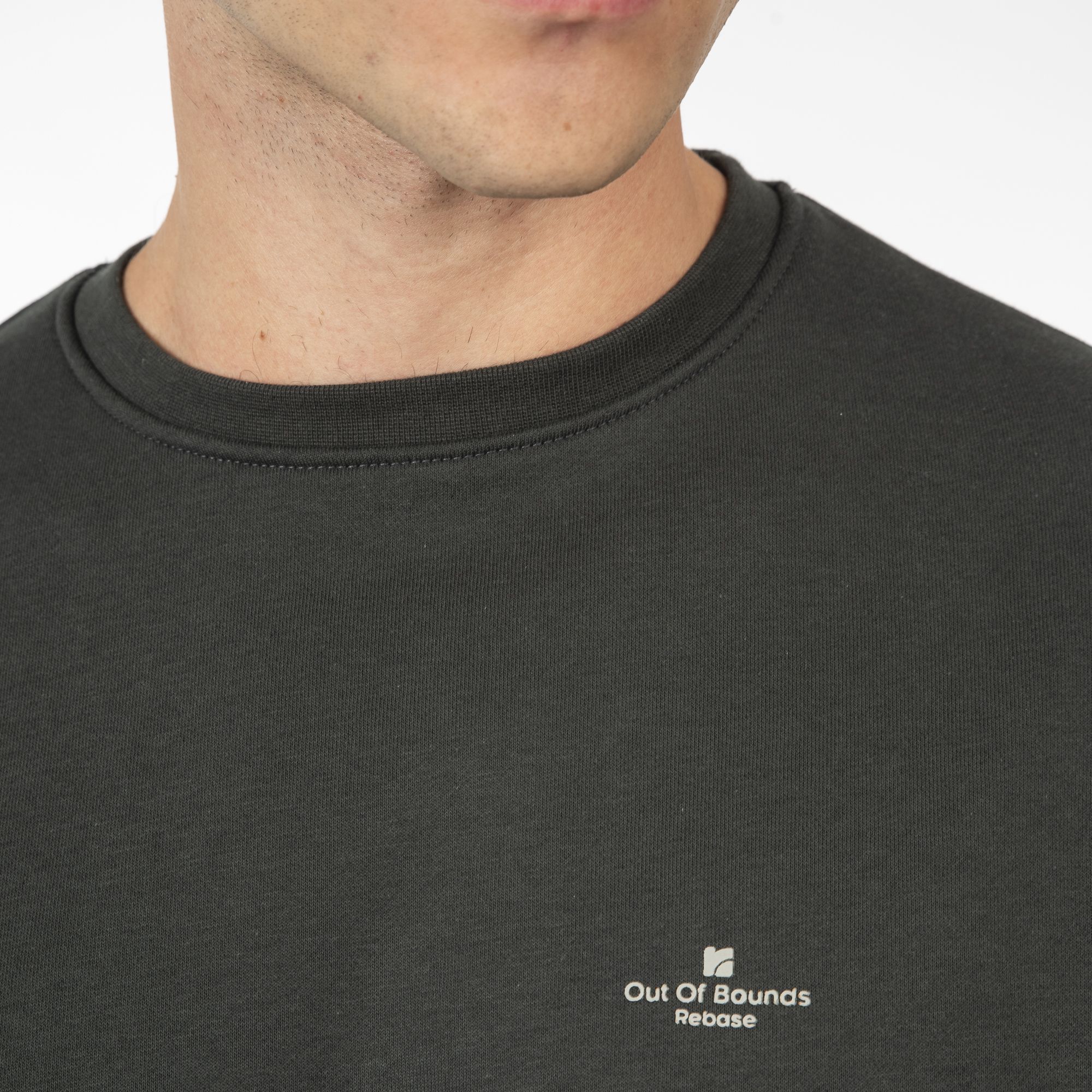 REBASE CREWNECK HOODIE (252-RTOP-1051 -45 FOREST GREEN)
