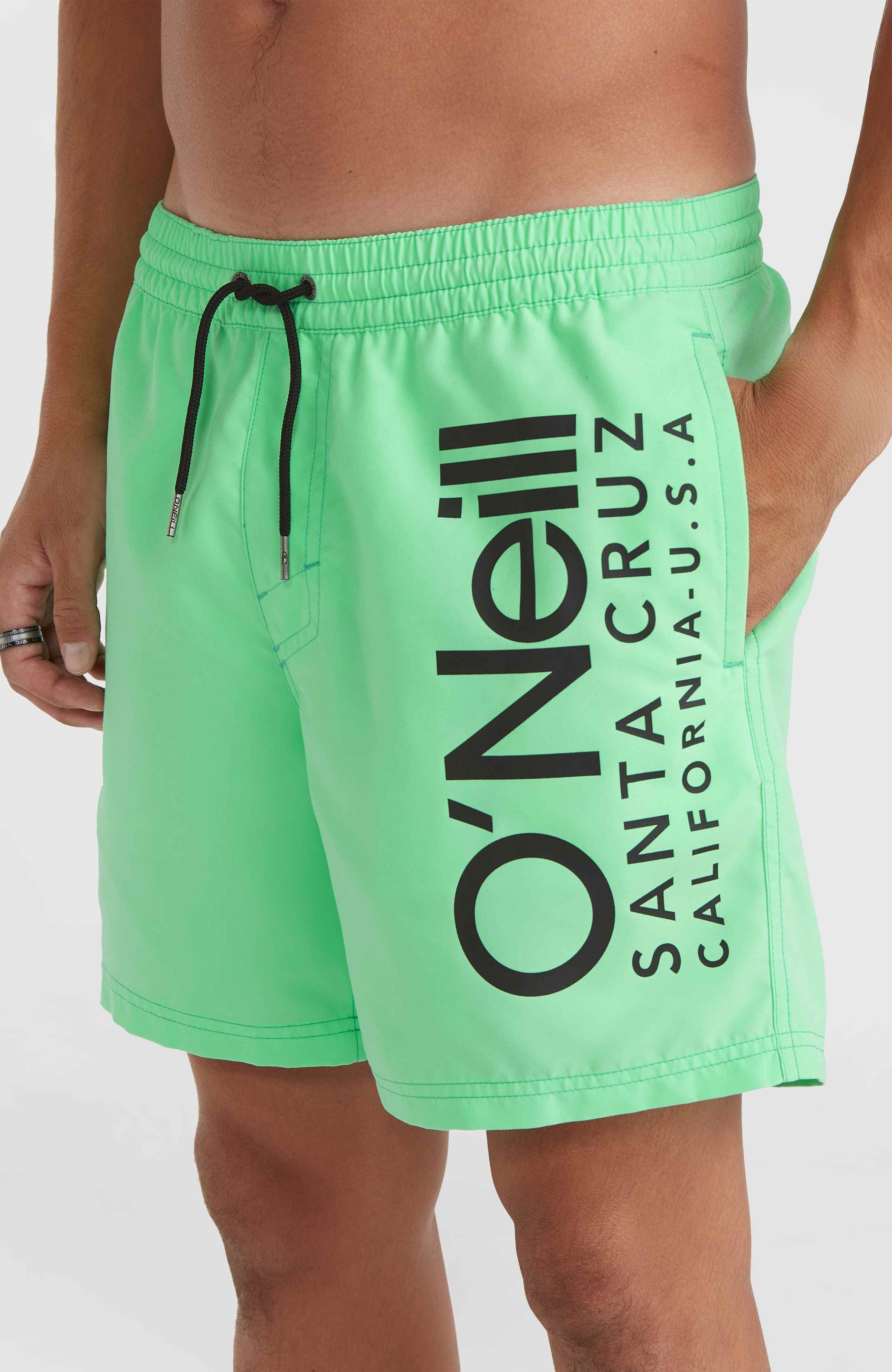 O NEILL ORIGINAL CALI 16" SWIMSHORT (2800153-16043M) NEON GREEN