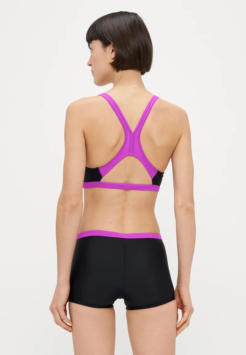 ARENA PROPOSALTwo Pieces Swimsuit (010804-590) BLACK-VERY FUCHSIA