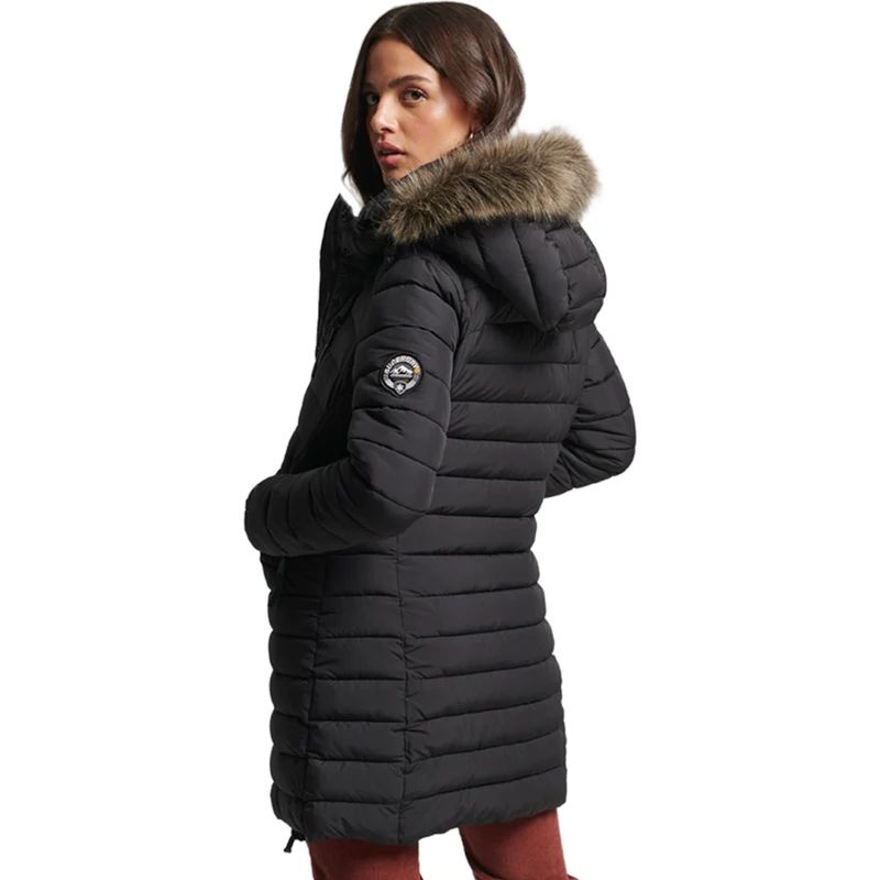 SUPERDRY FUJI FAUX FUR HD MID JKT (W5011999A-02A)